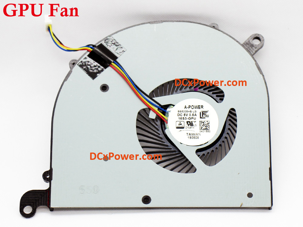 (image for) Laptop Internal Fan for MSI Modern 15 A4M MS-155K Series CPU GPU Cooling Inside Left Right Cooler Assembly Genuine
